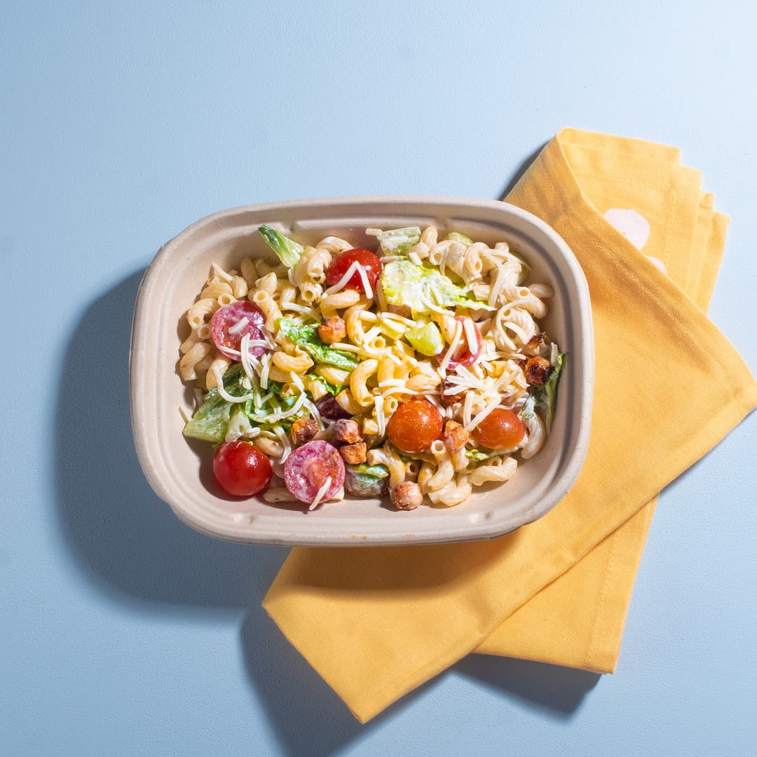 Vegan Caesar Pasta Salad