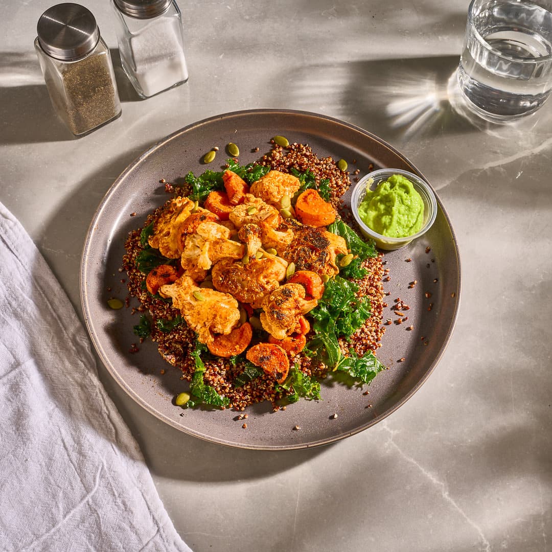 Vegetarian Roasted Veggie Glow Bowl