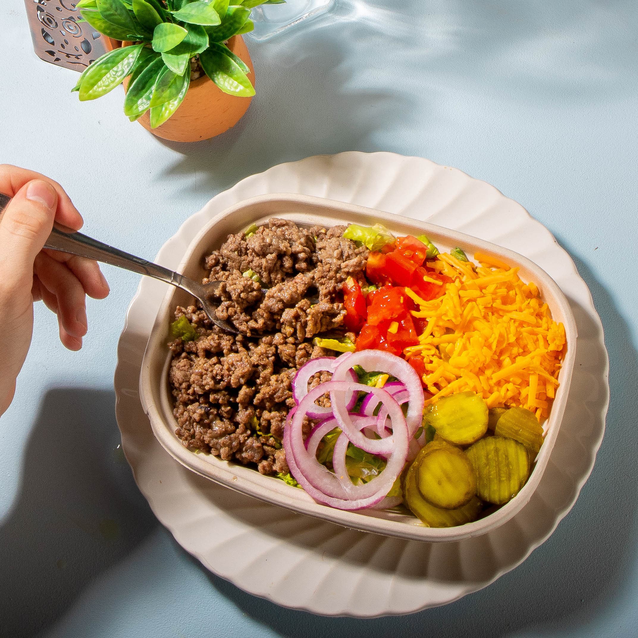 Burger in a Bowl