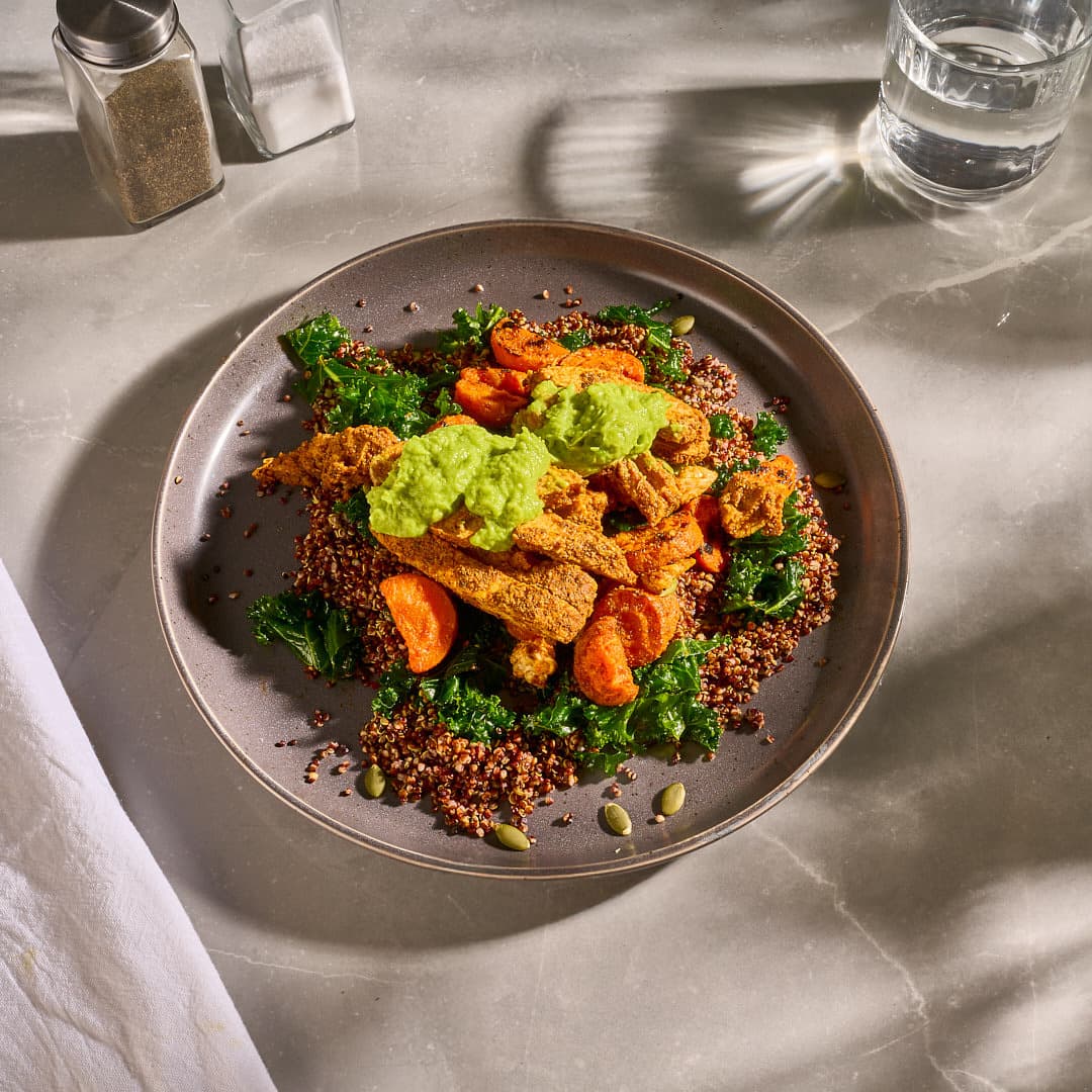 Roasted Chicken and Veggie Glow Bowl