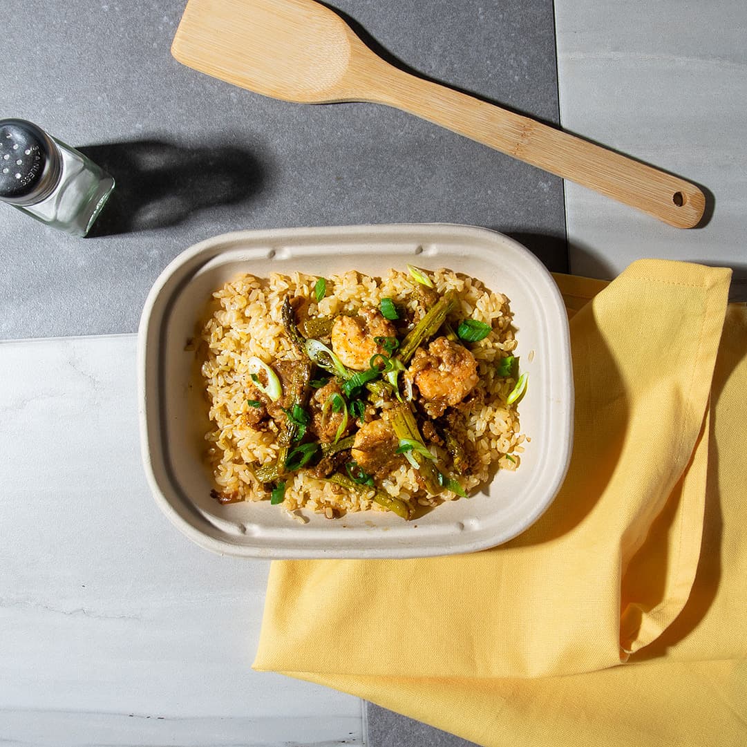 Shrimp and Asparagus Stir Fry