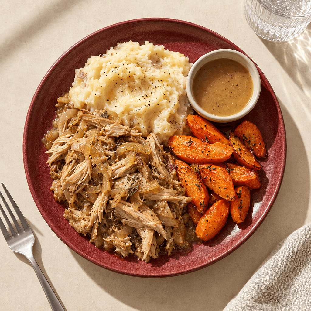 Apple Cider & Sage Pulled Turkey