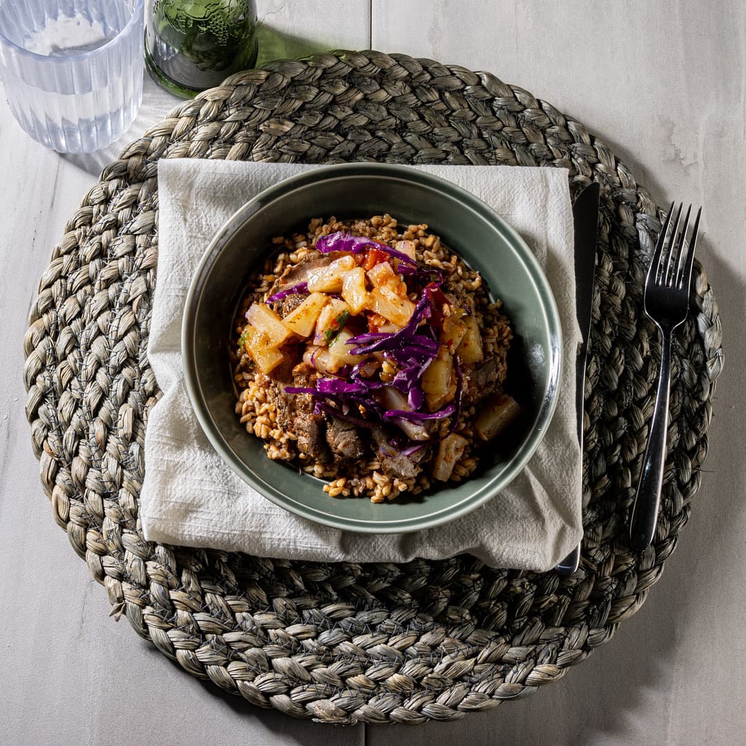 Pork and Pineapple Grain Bowl