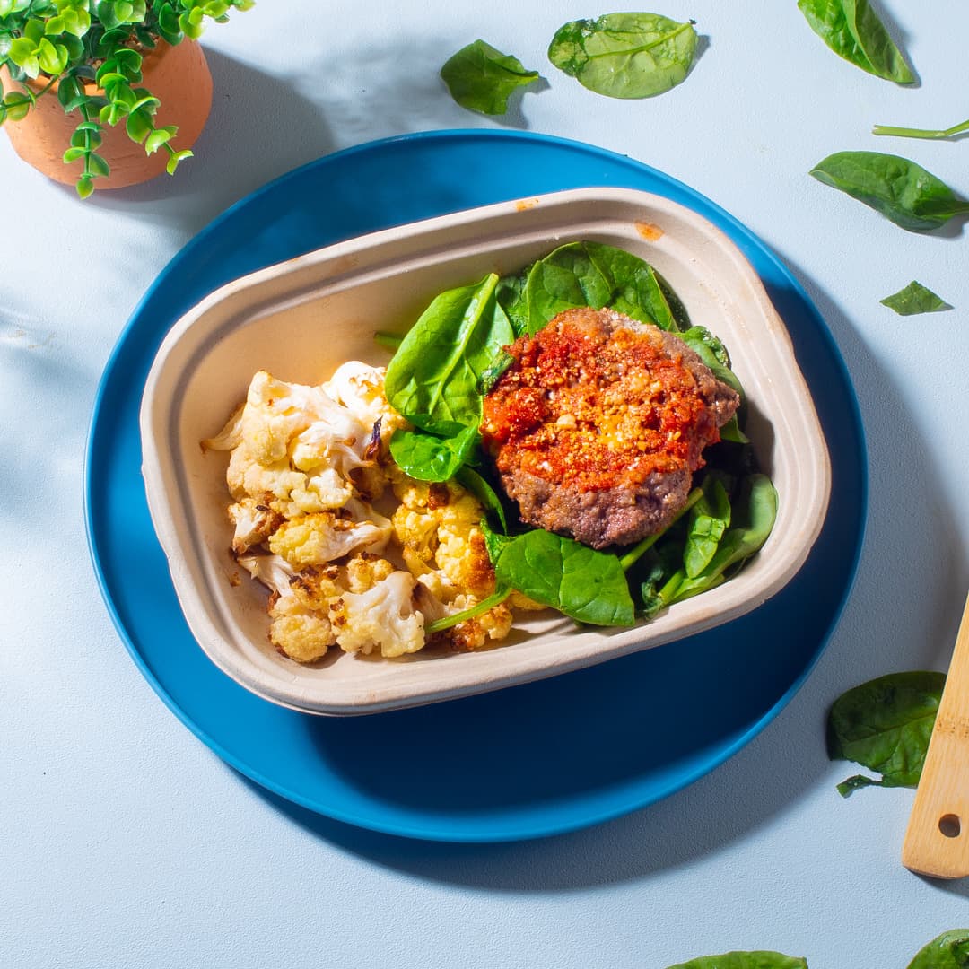 Italian Stuffed Chicken Burger