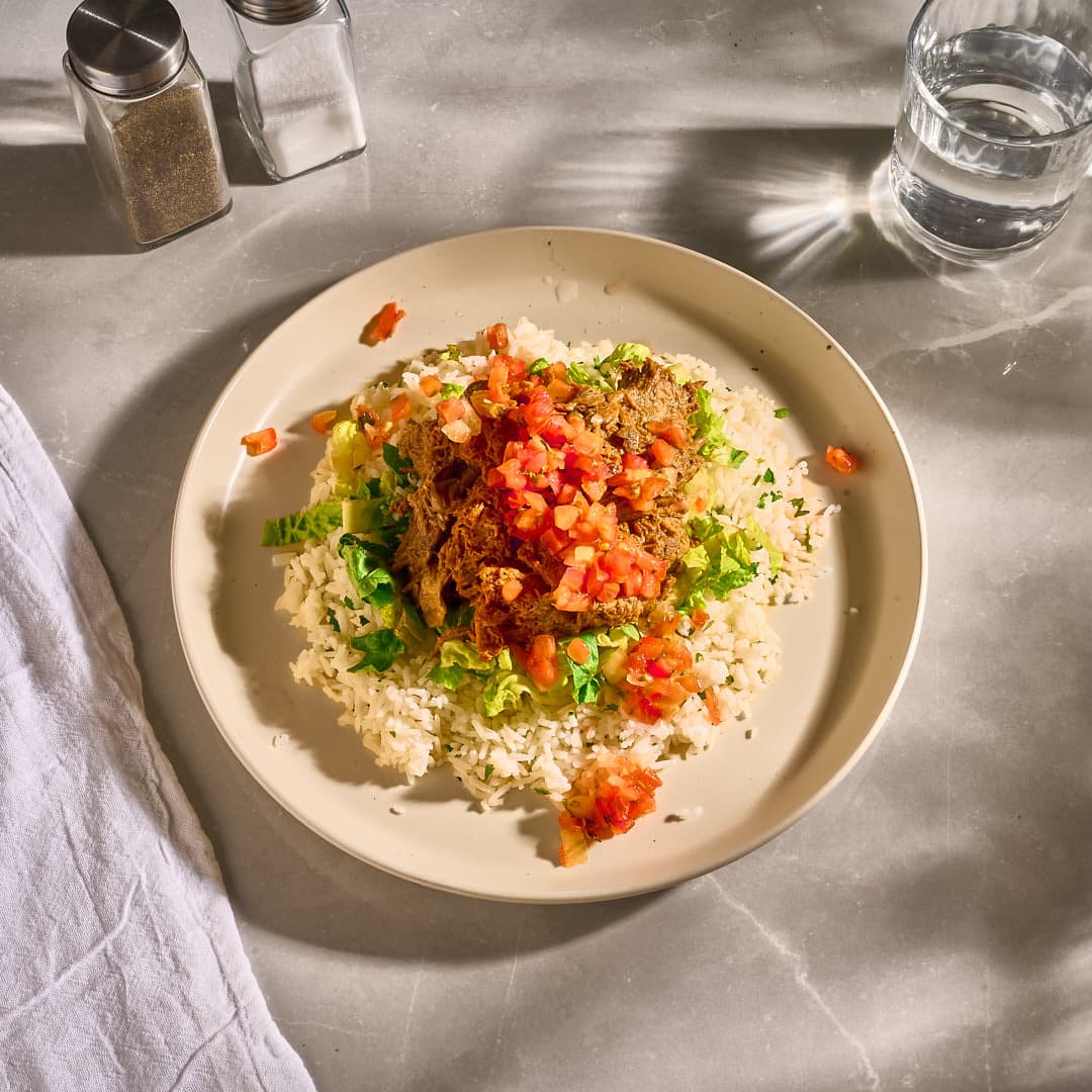 Shredded Beef Taco Bowl
