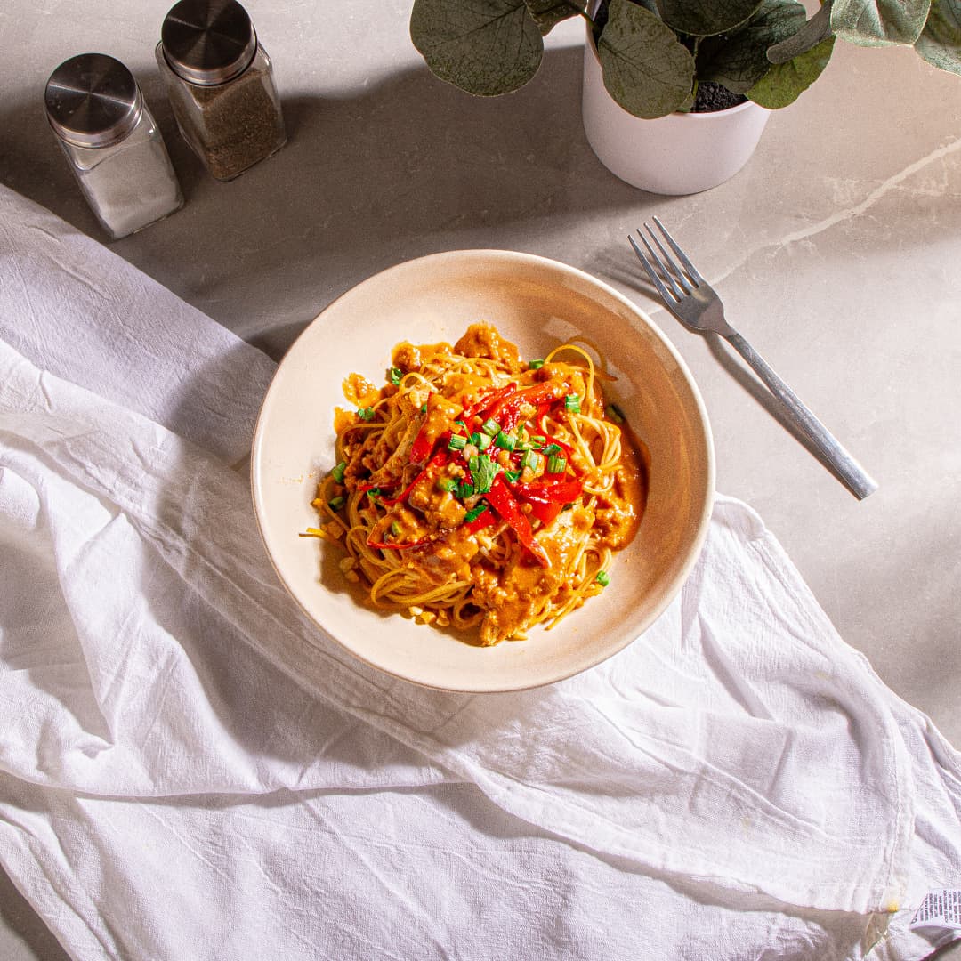 Thai Peanut Noodles with Chicken