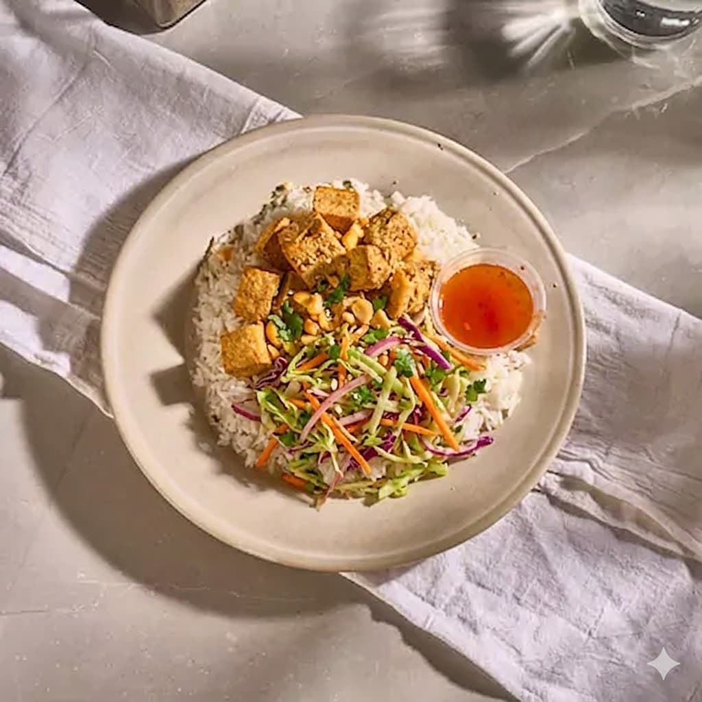 Thai Sweet Chili Tofu Bowl