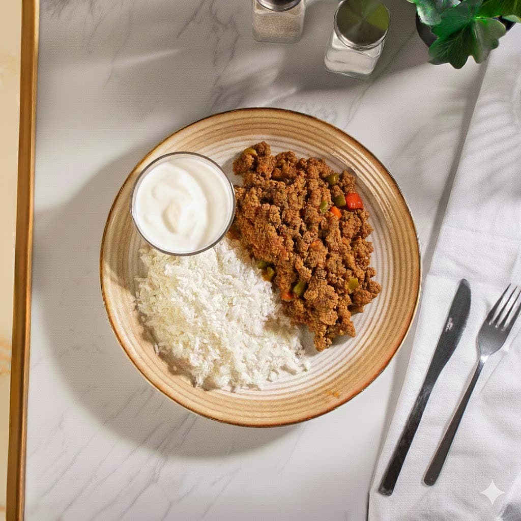 Curried Beef and Rice Bowl