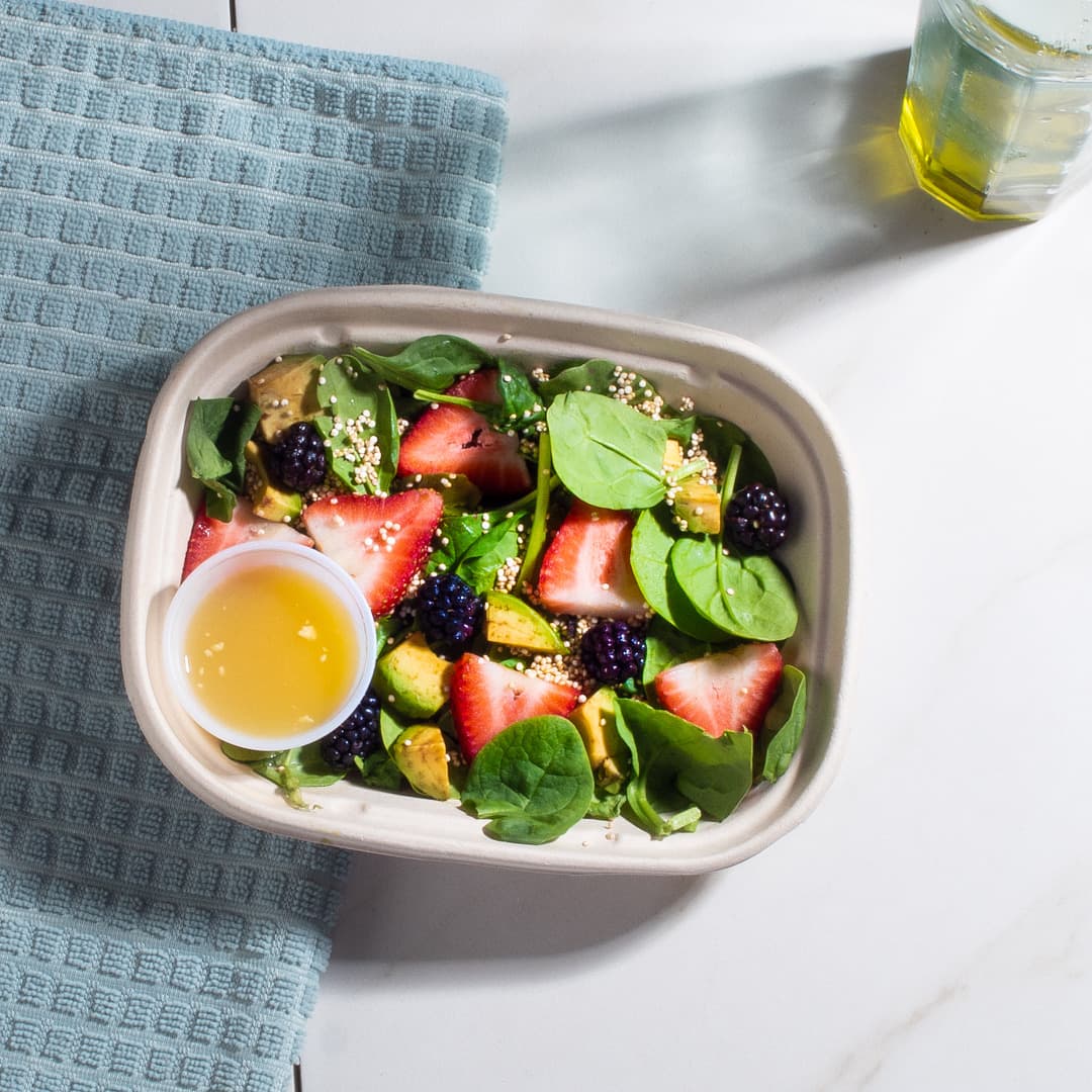 Spinach Berry Quinoa Salad