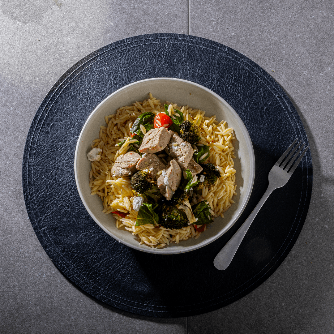 Orzo Pork Bowl