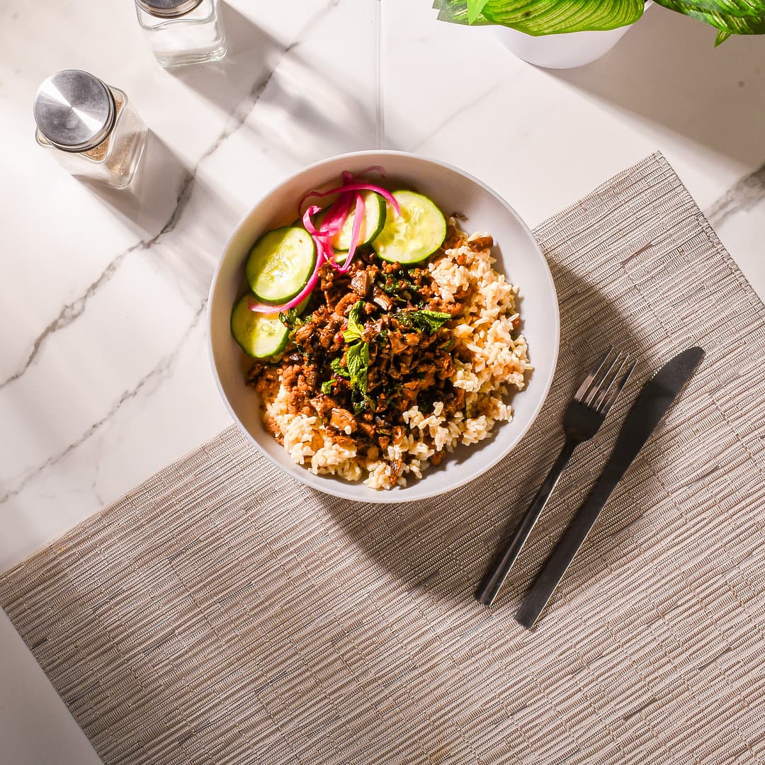 Chicken Larb Bowl