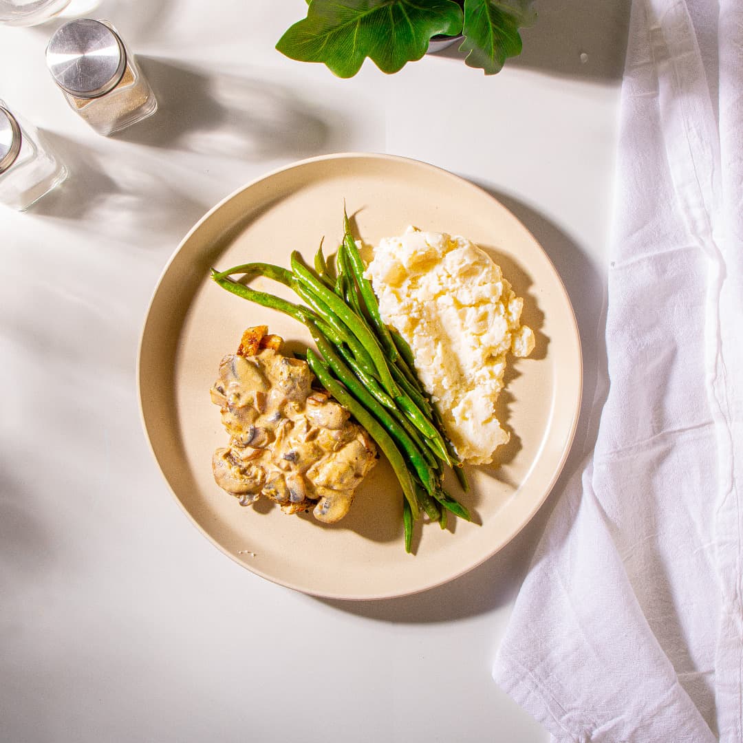 Brandy Mushroom Pork Chops