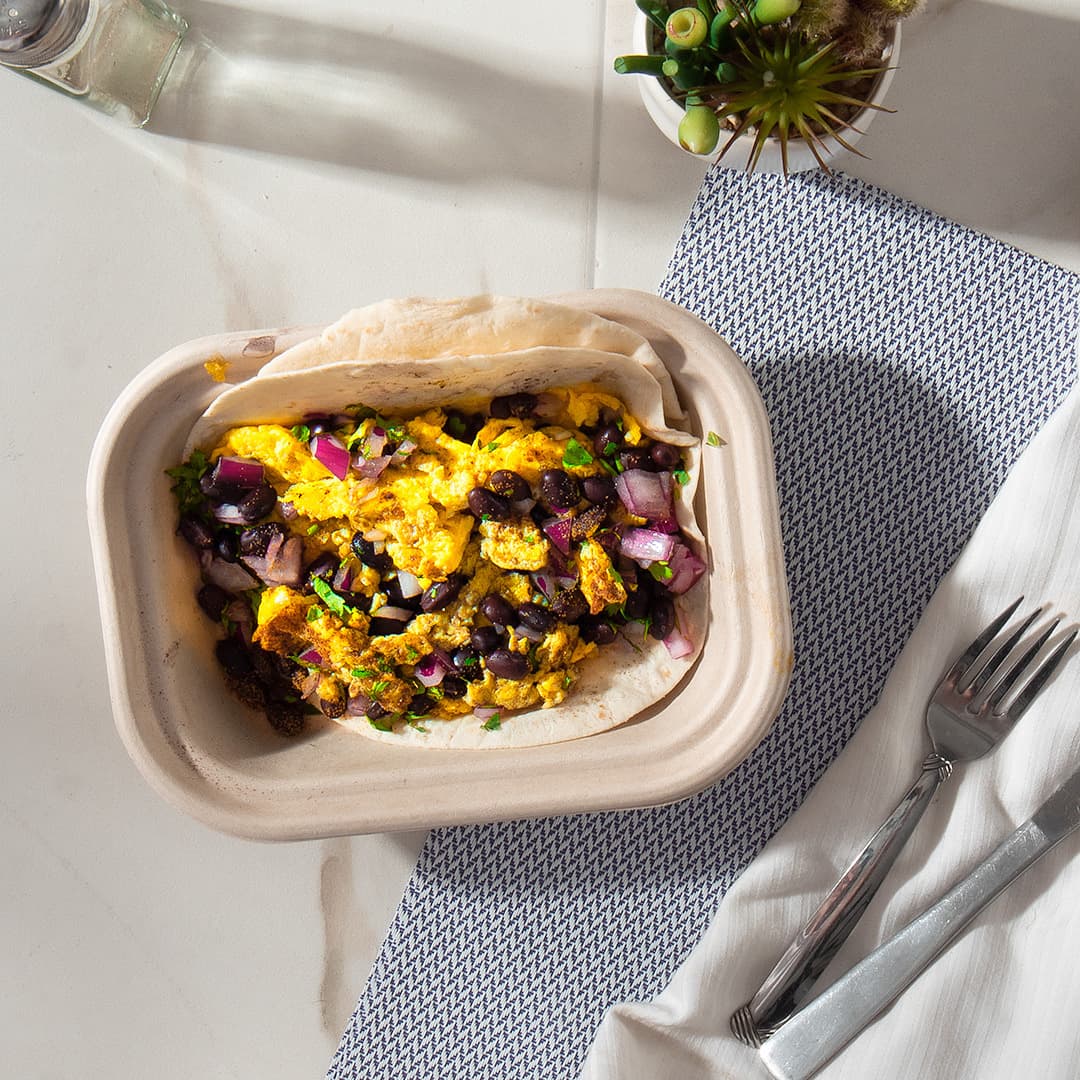 Black Bean Breakfast Tacos