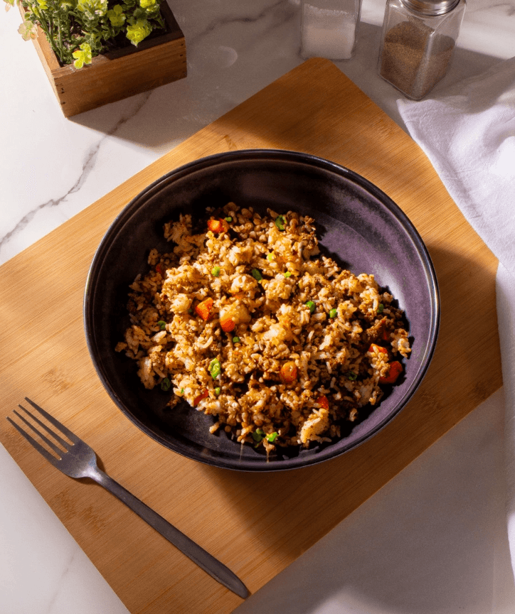 Mediterranean Tofu Hummus Bowl