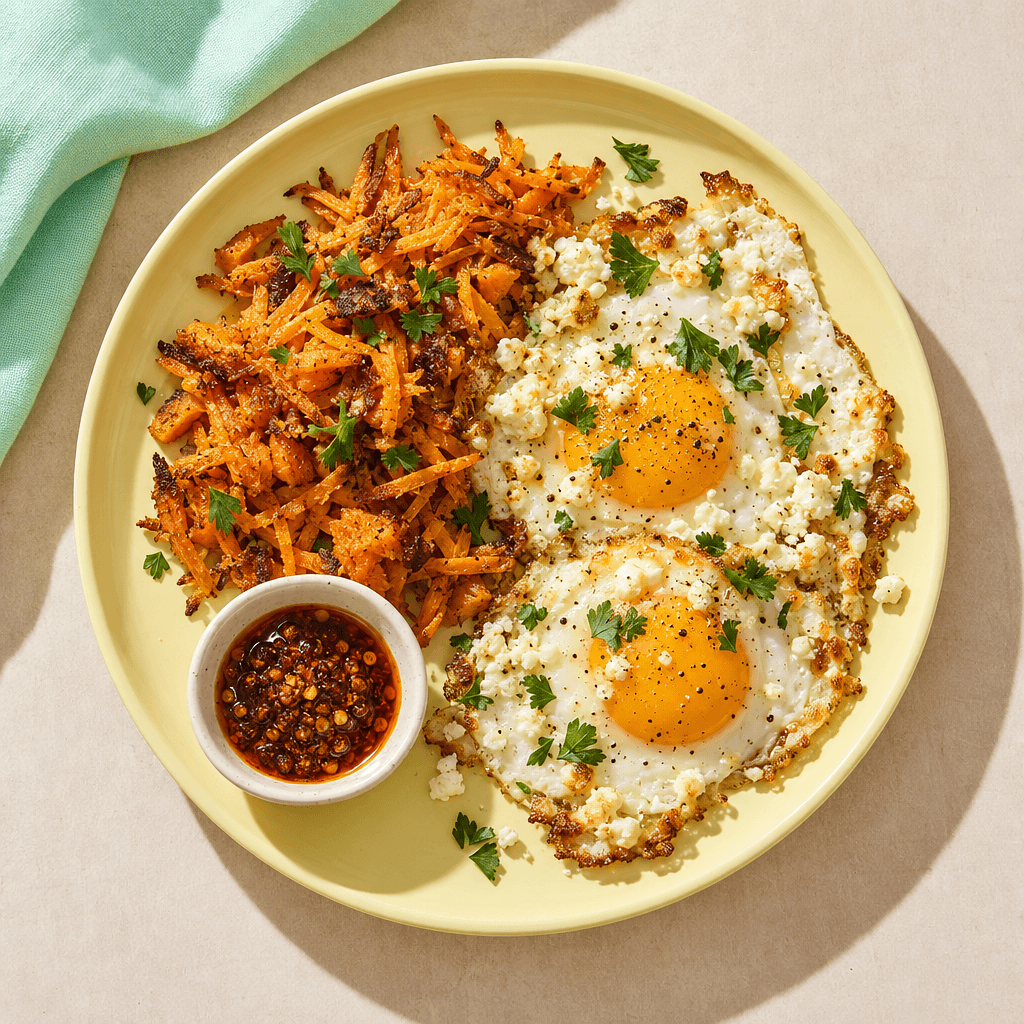 Feta Fried Eggs