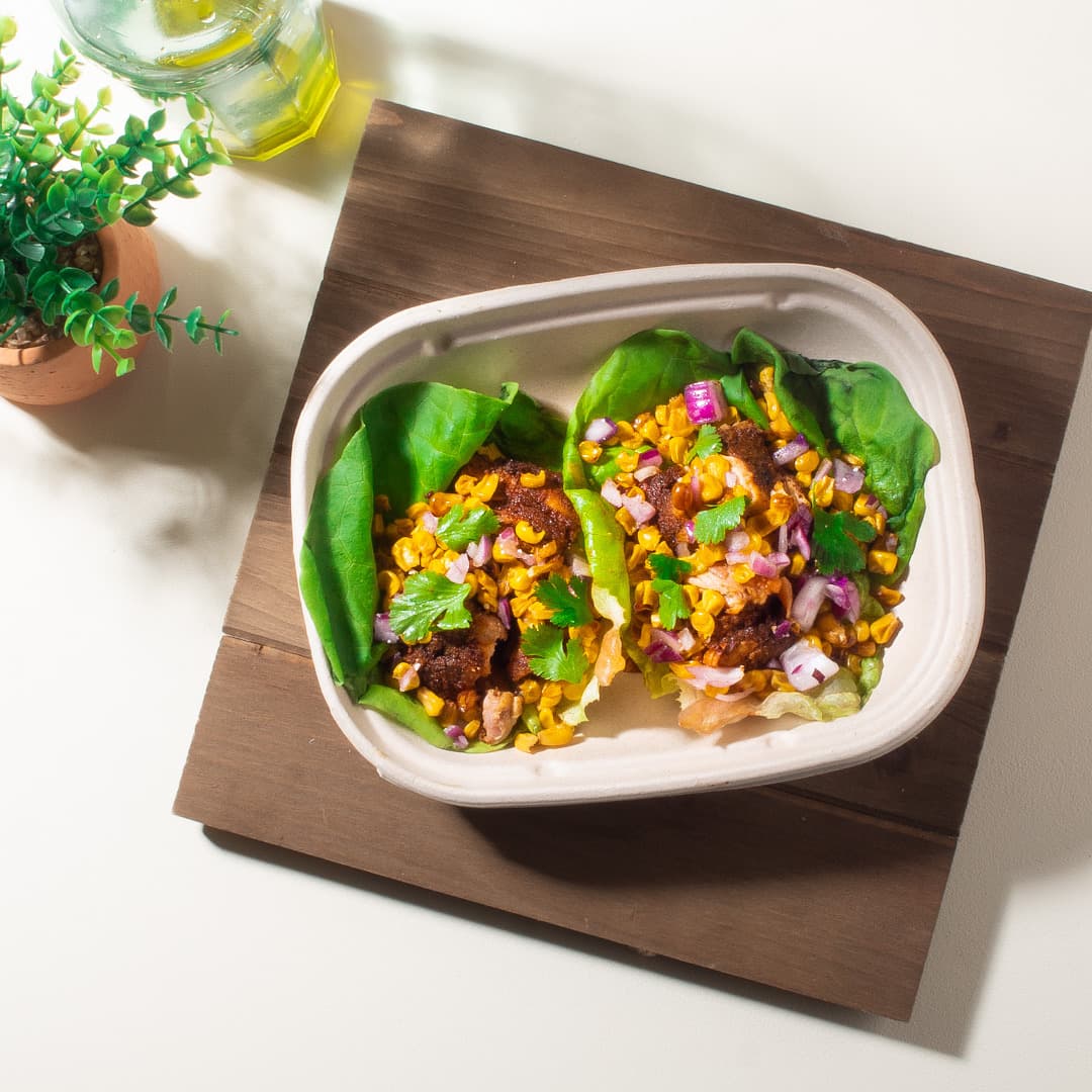 Street Corn Chicken Tacos