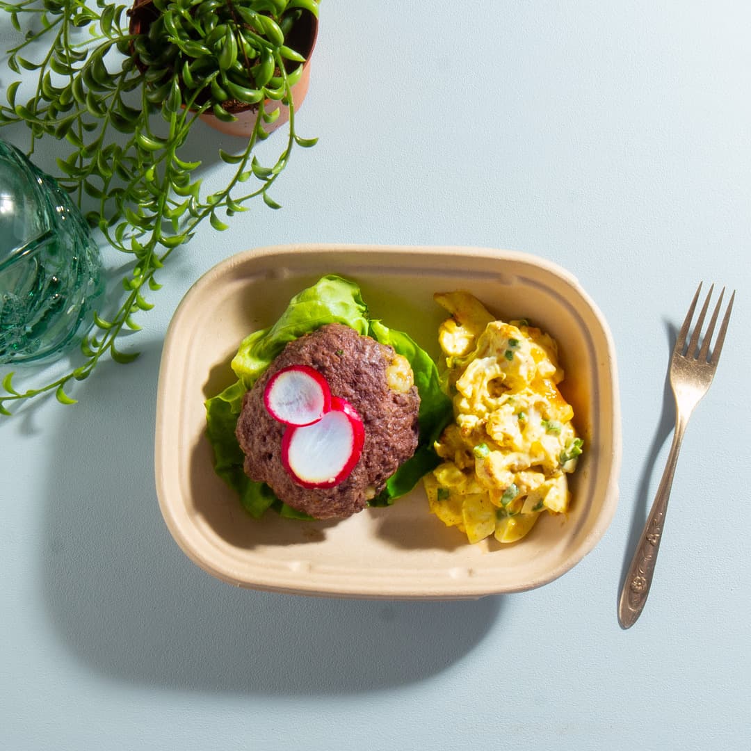 Spinach Mozzarella Stuffed Burgers