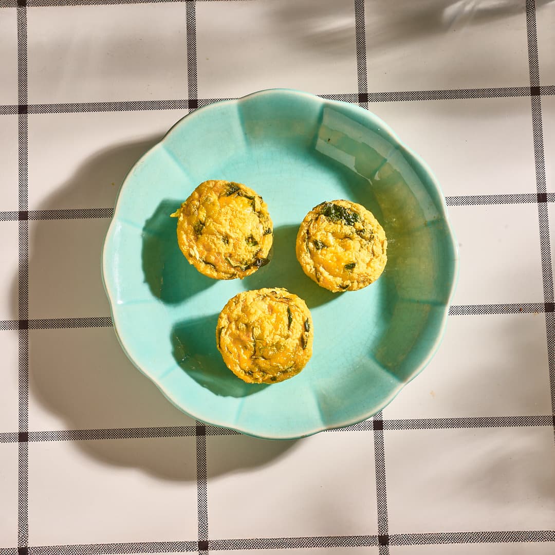 Cheesy Salsa Egg Muffins