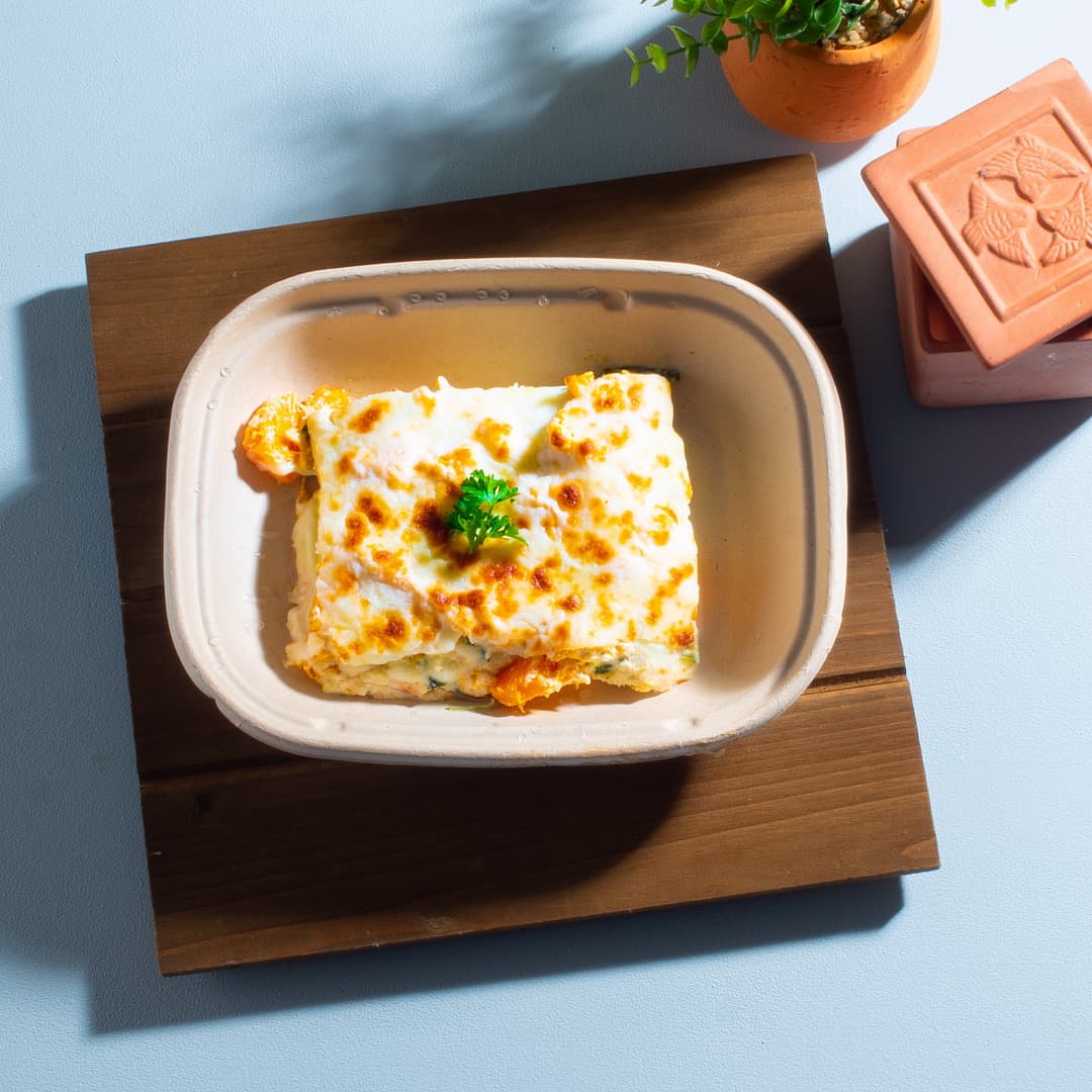 Butternut Squash and Spinach Lasagna