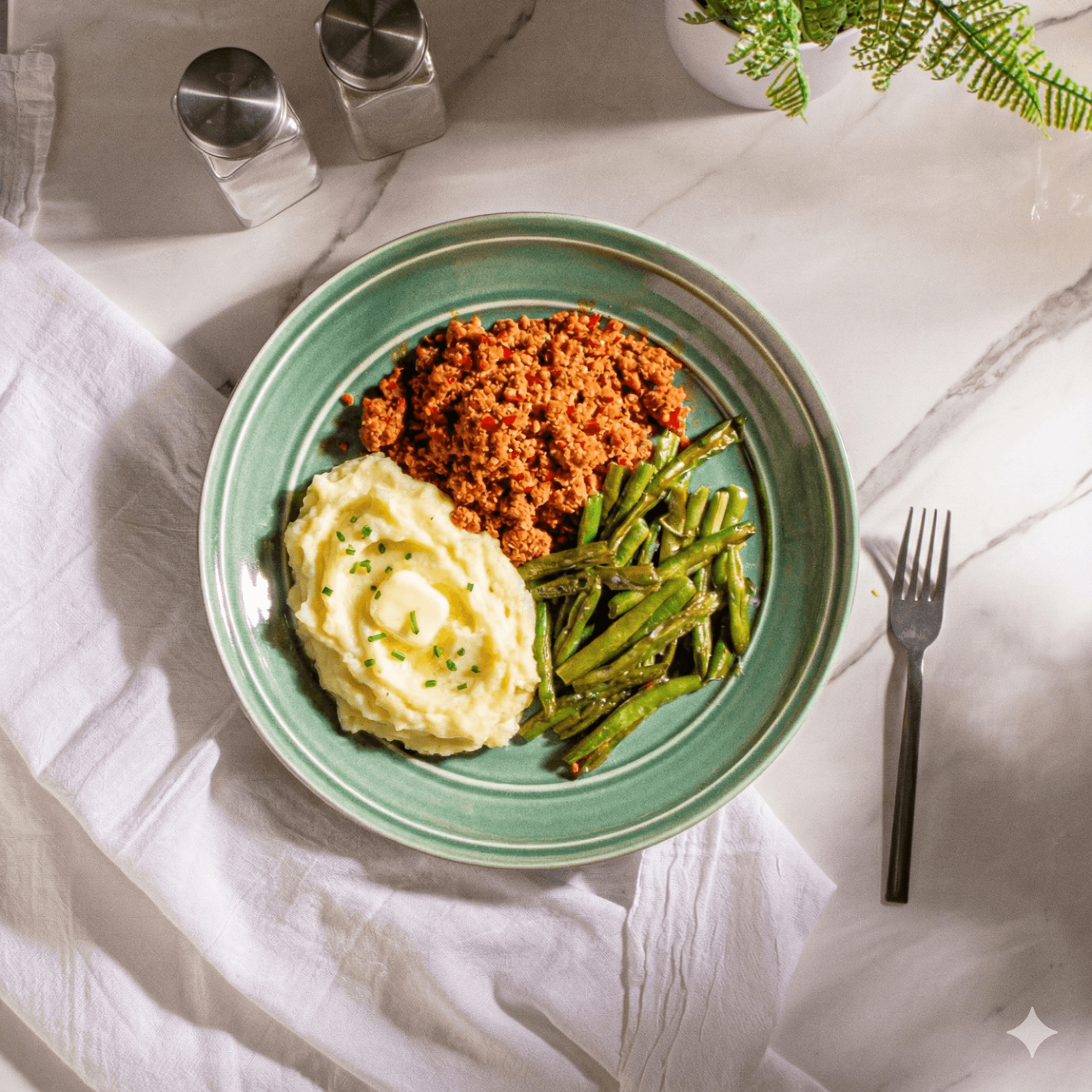 Chili Garlic Turkey and Green Bean Stir Fry