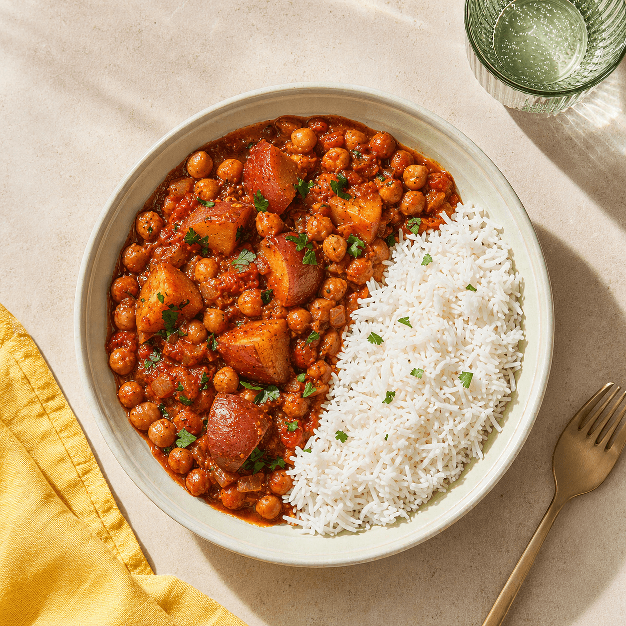 Caribbean Chickpea Curry
