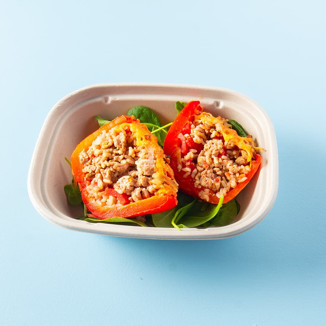 Turkey Meat Stuffed Peppers