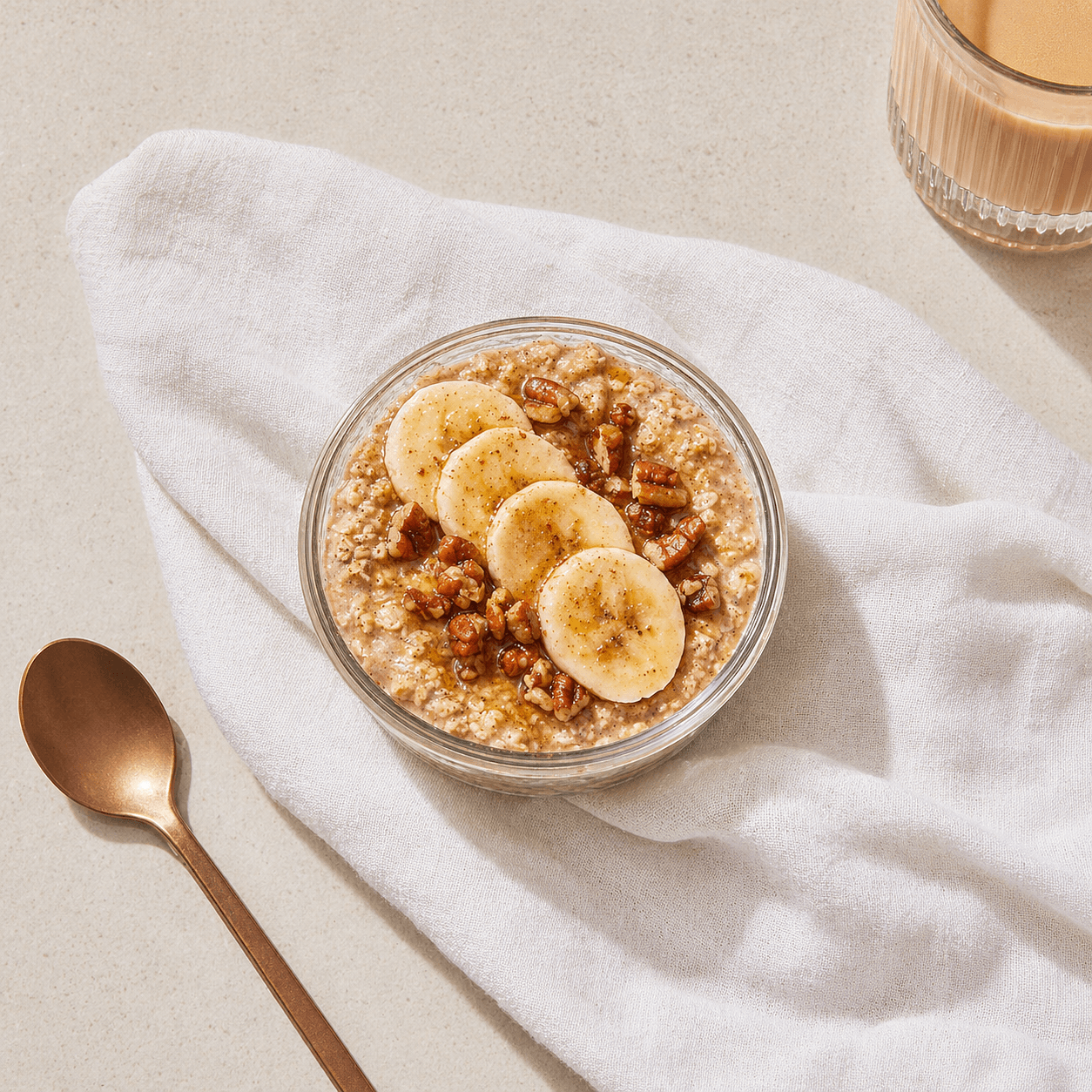 Banana Bread Overnight Oats