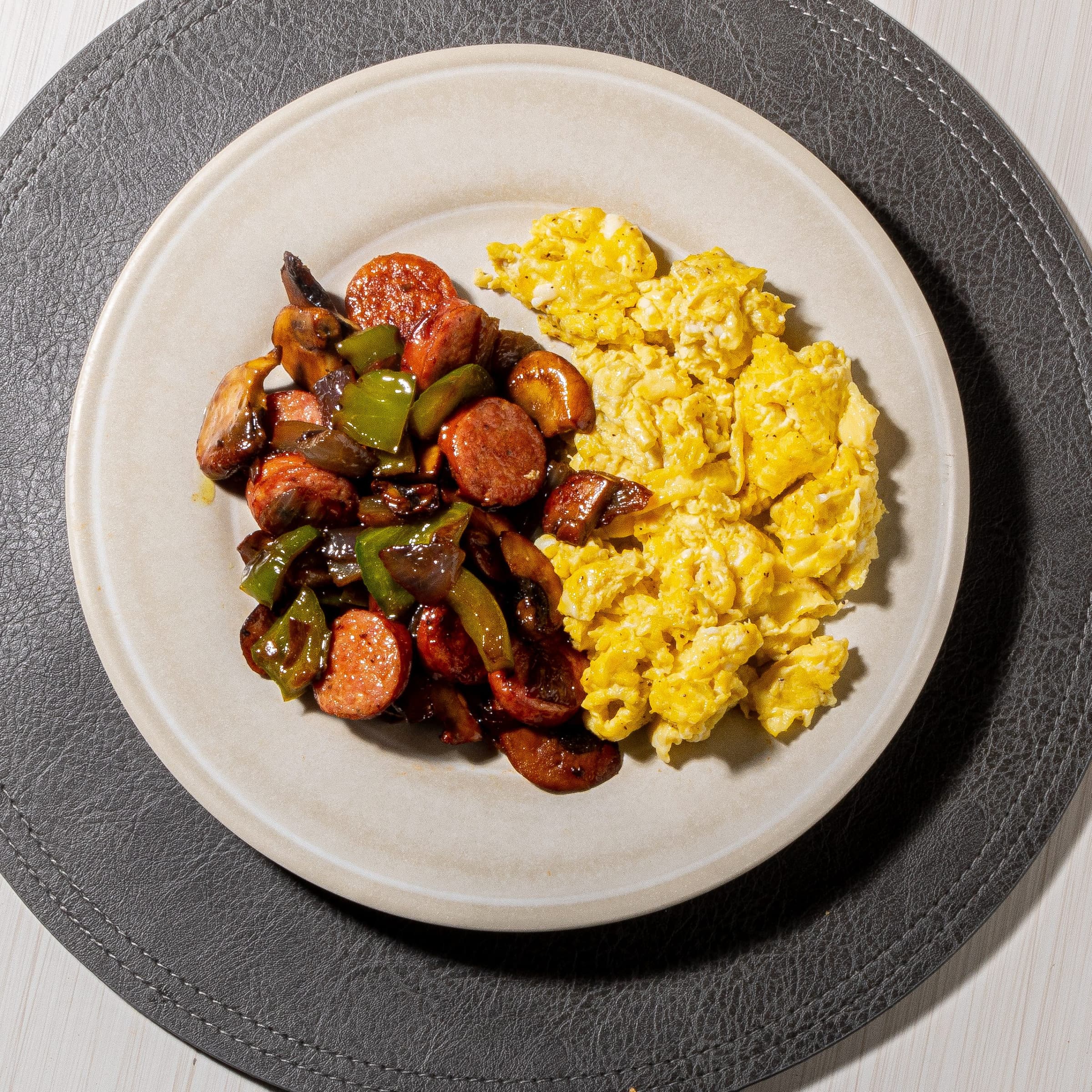 Sausage Mushroom Hash