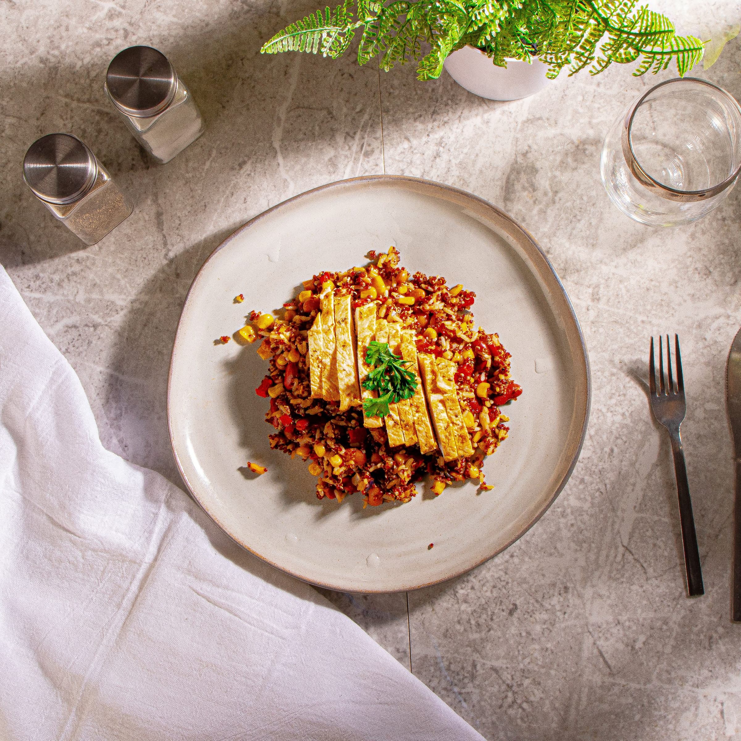 Quinoa Super Fuel Salad with Chicken