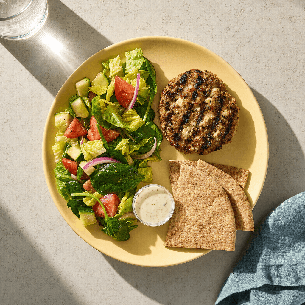 Greek Turkey Burger