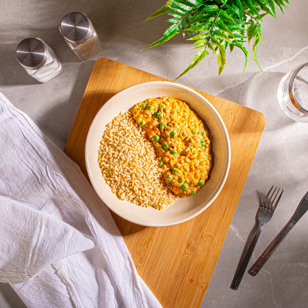 Lentil Coconut Curry with Chicken