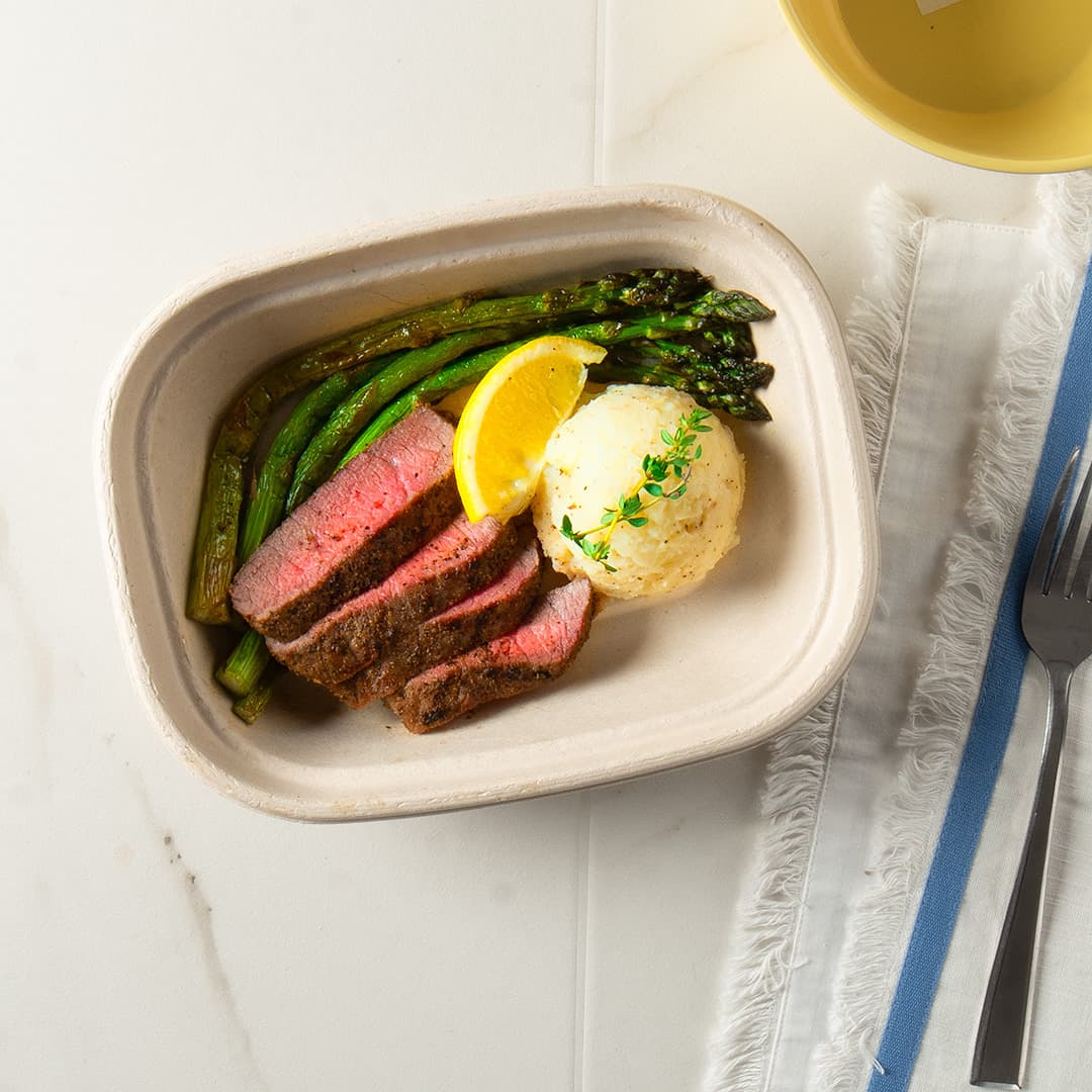 Garlic Steak and Asparagus