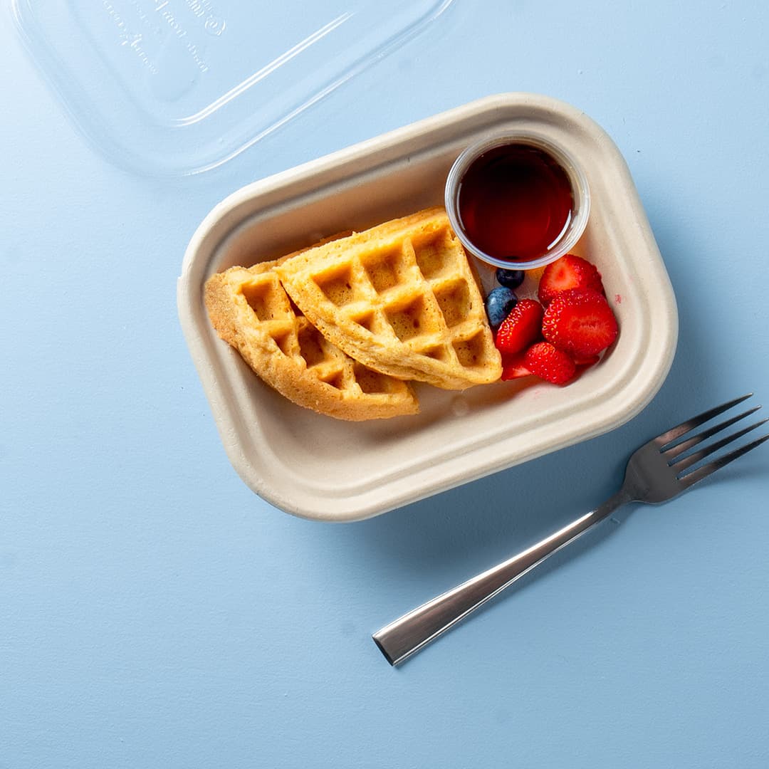 Waffles and Fruit