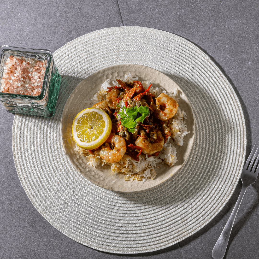 Spicy Shrimp Veracruz Bowl