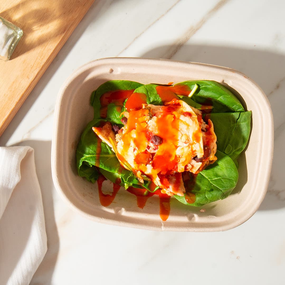 Roasted Veggie Enchilada Casserole