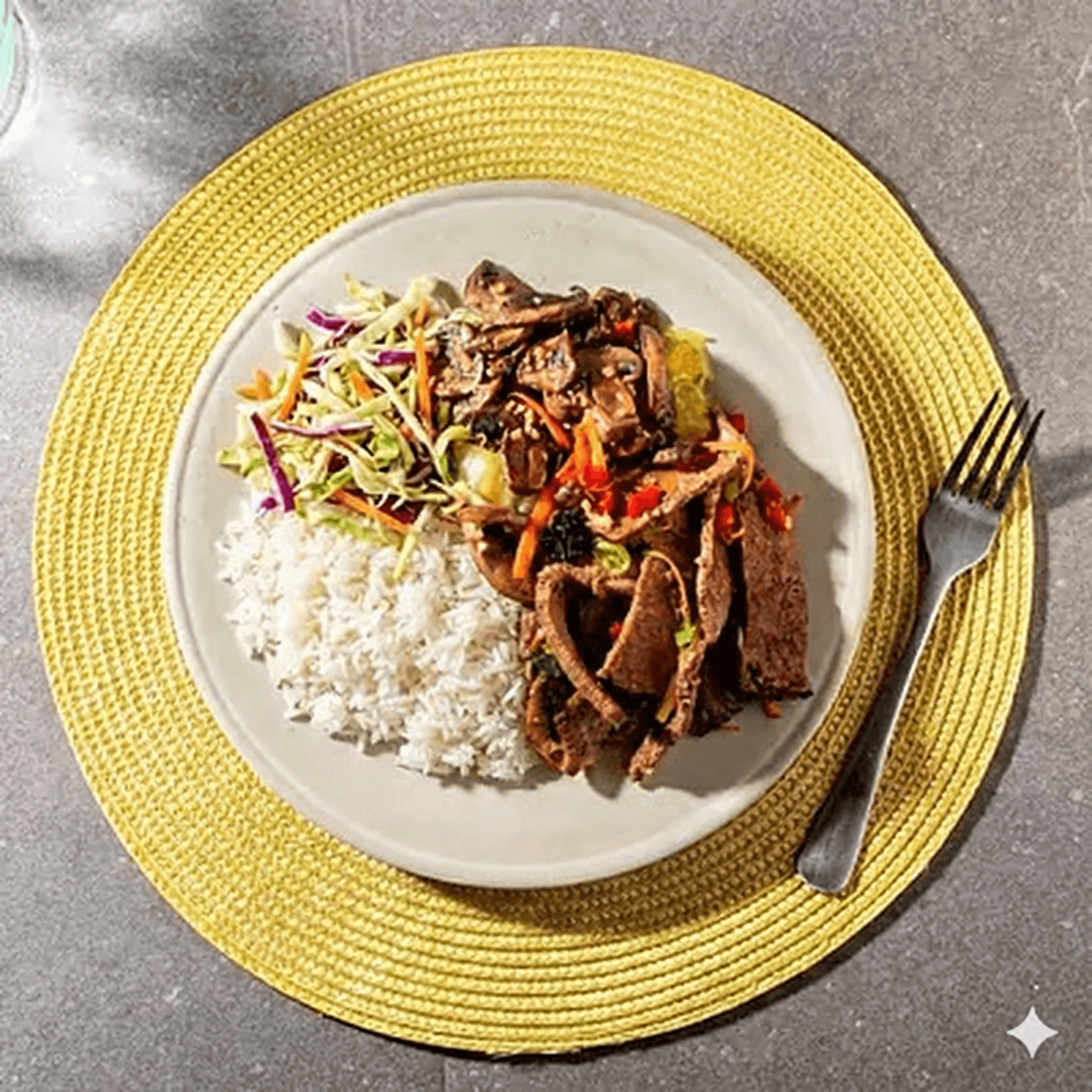 Vietnamese Lemongrass Beef Bowl