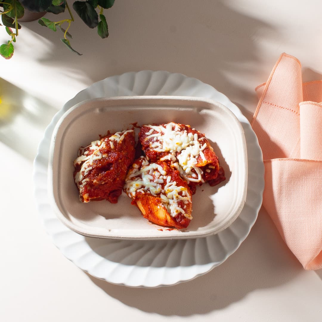 Spinach and Ricotta Stuffed Shells