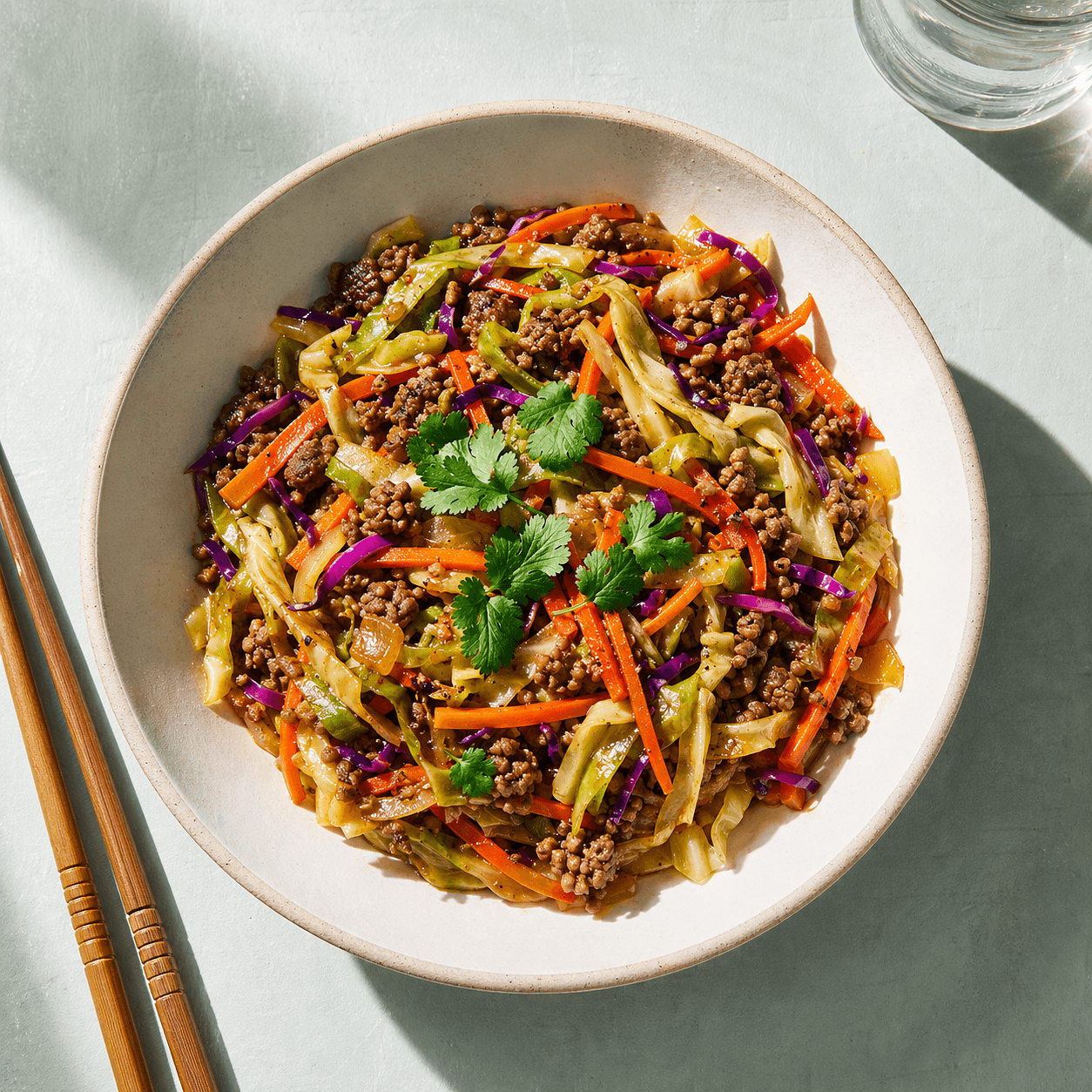 Egg Roll in Bowl