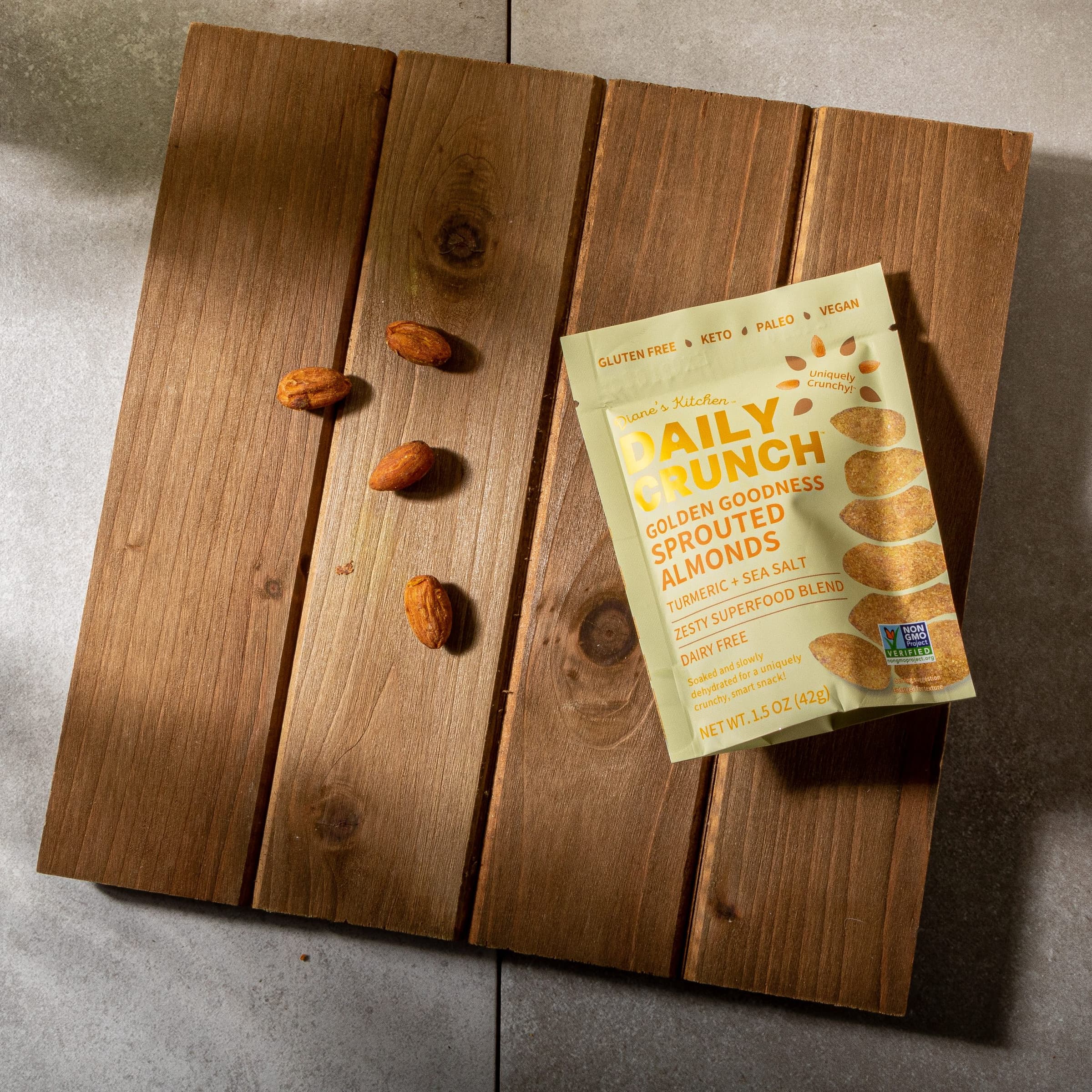 Golden Goodness Sprouted Almonds