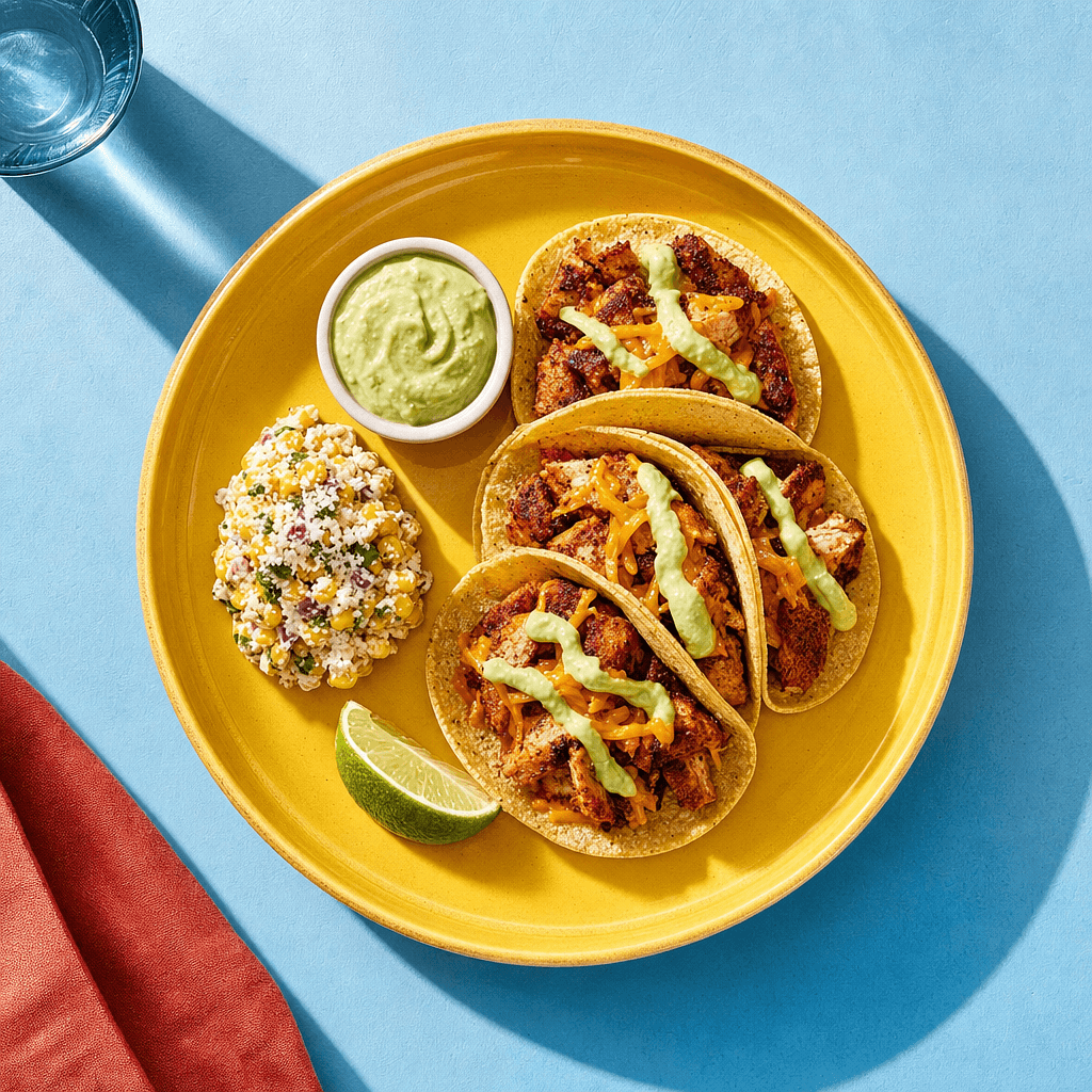 Crispy Chipotle Chicken Tacos