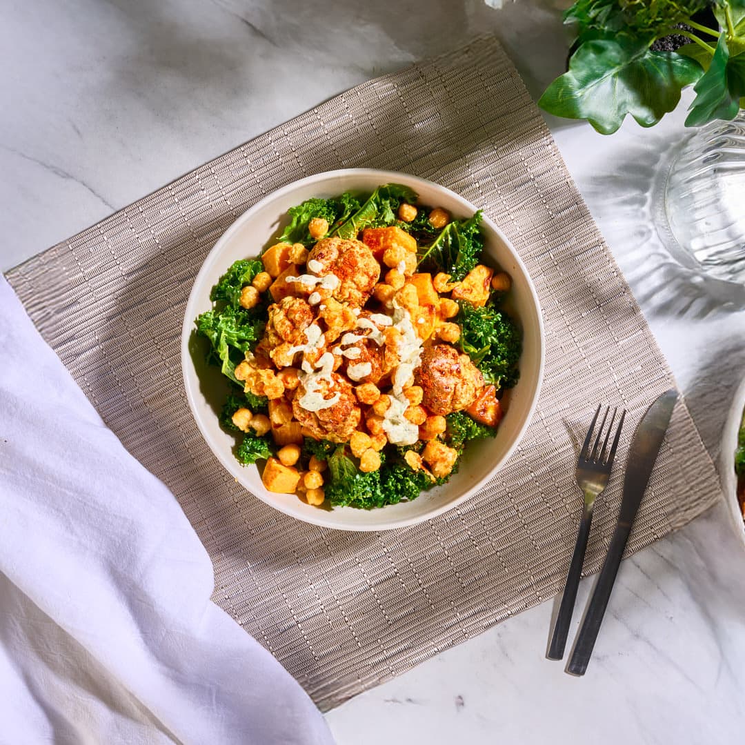 Herby Turkey Meatball Bowl