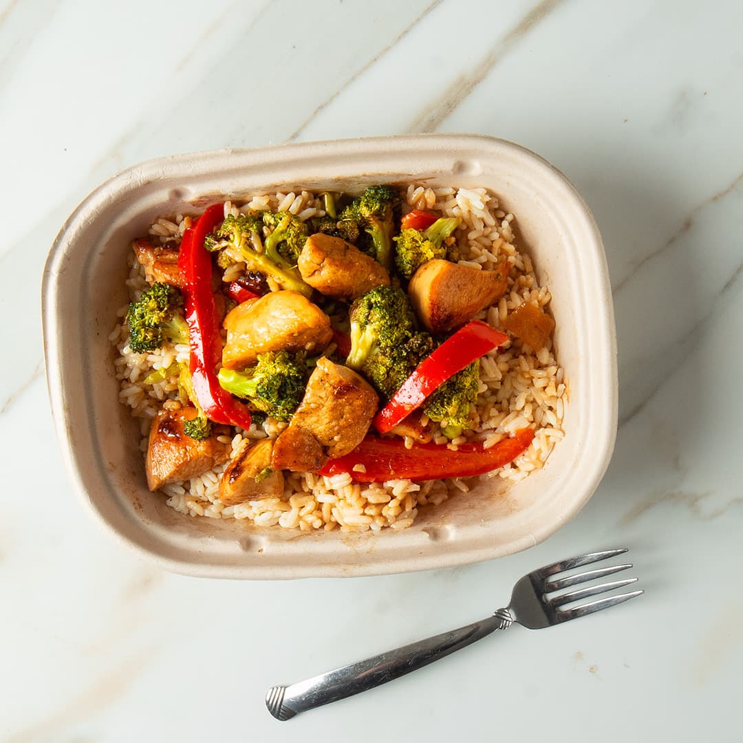 Roasted Chicken and Rainbow Veggies