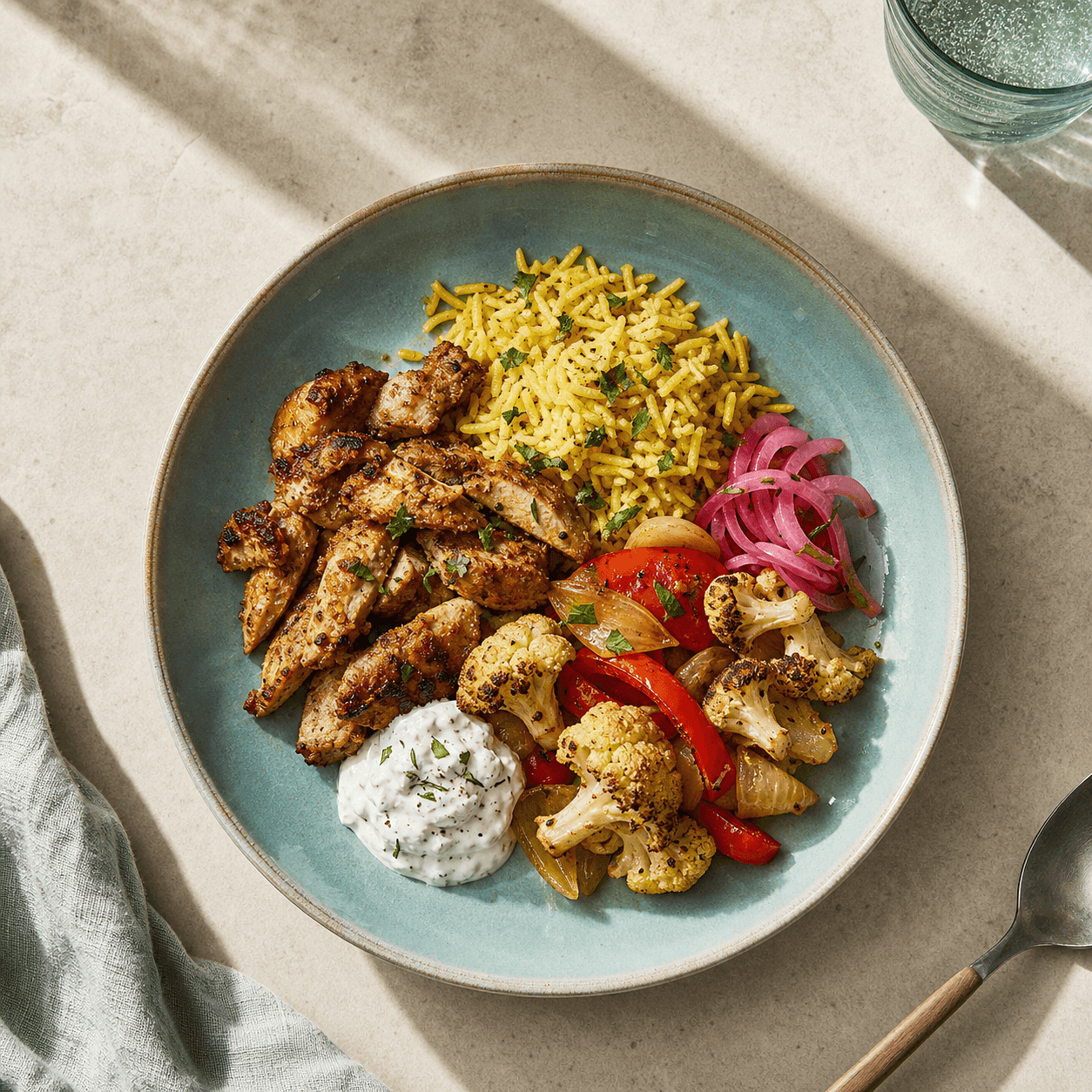 Grilled Chicken Shawarma