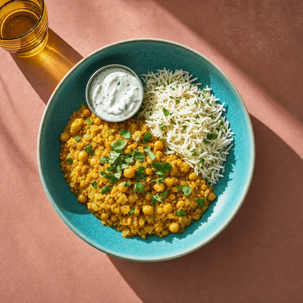 Golden Chickpea & Lentil Curry