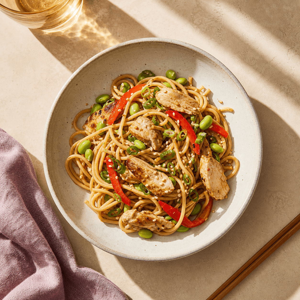 Sesame Chicken Noodles