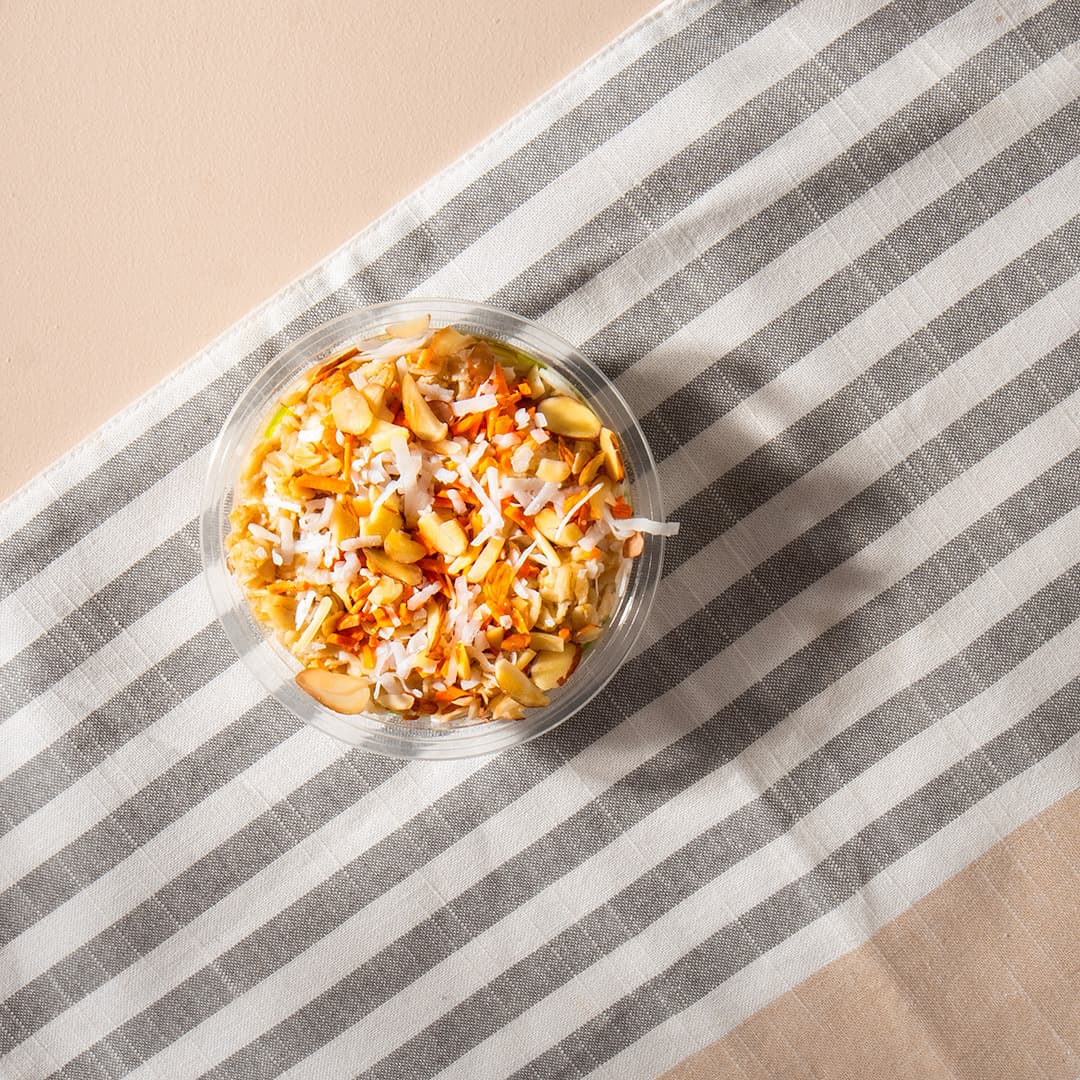 Carrot Cake Protein Oatmeal