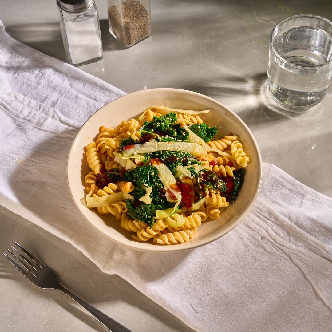 Crispy Chinese Tofu and Noodles