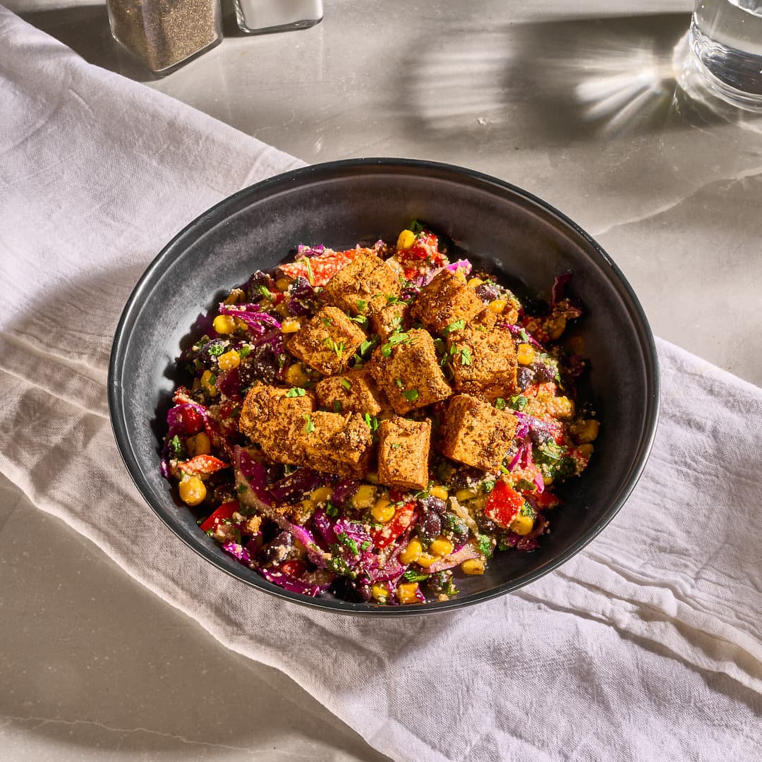 Tofu Chipotle Chopped Salad