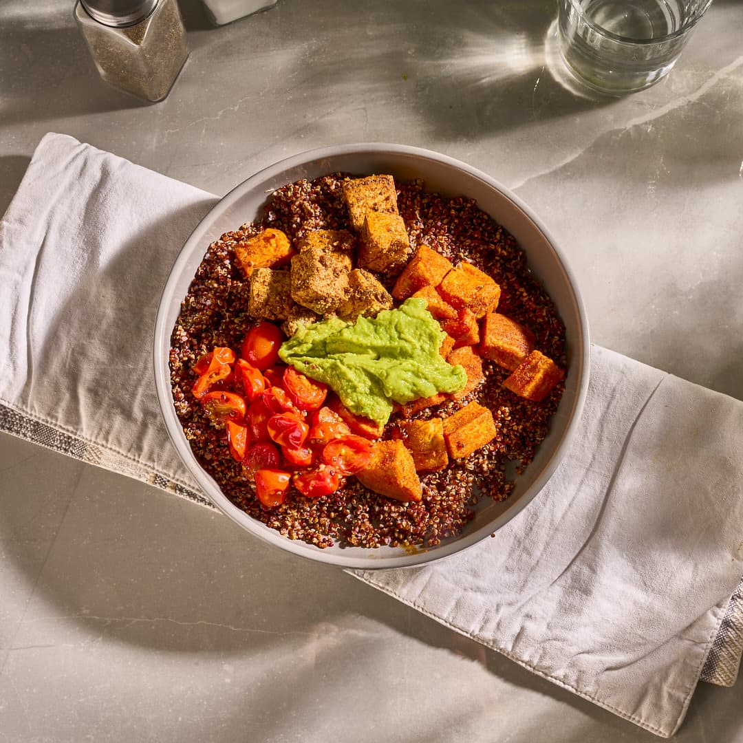 Vegetarian Sweet Potato Grain Bowl