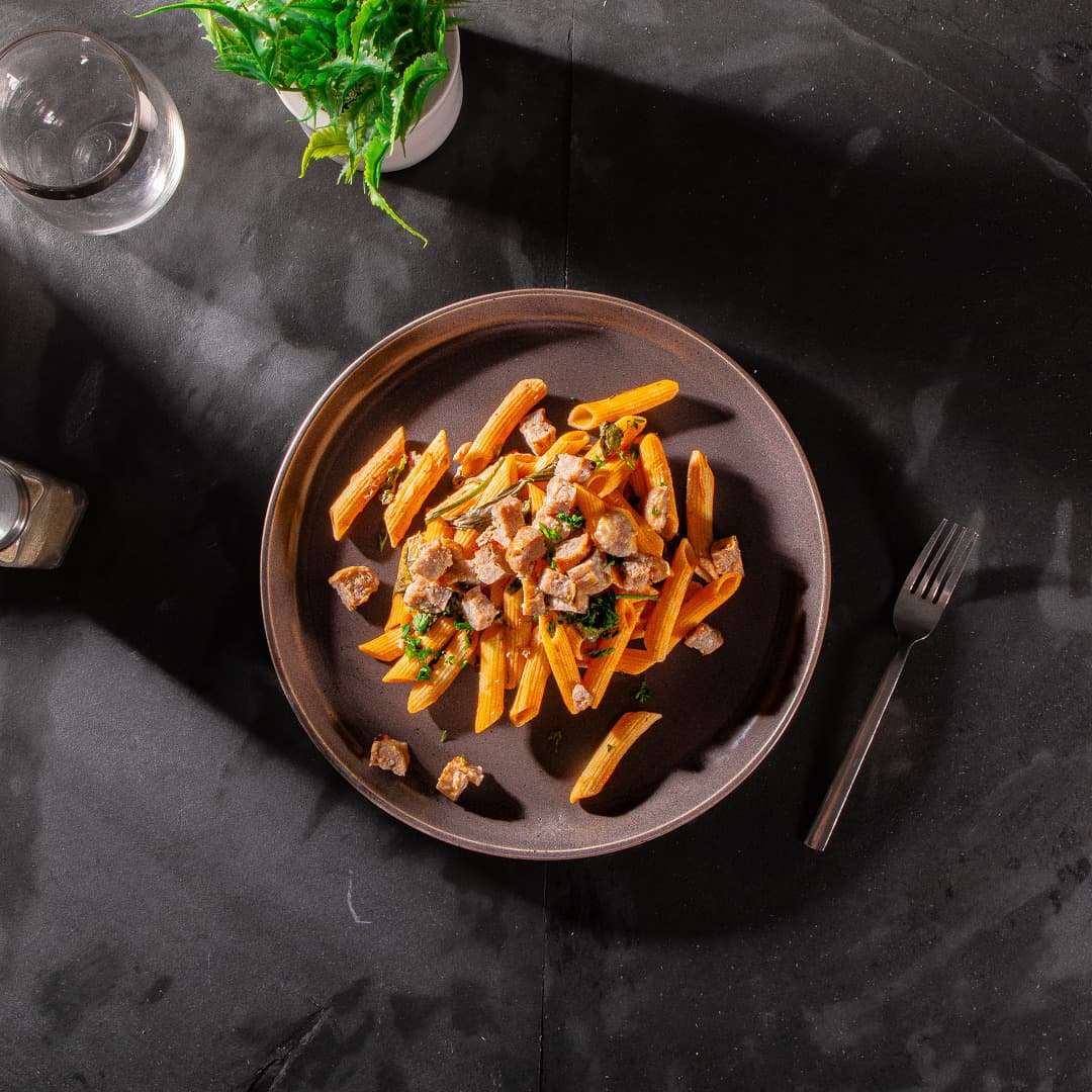 Creamy Sausage Rigatoni